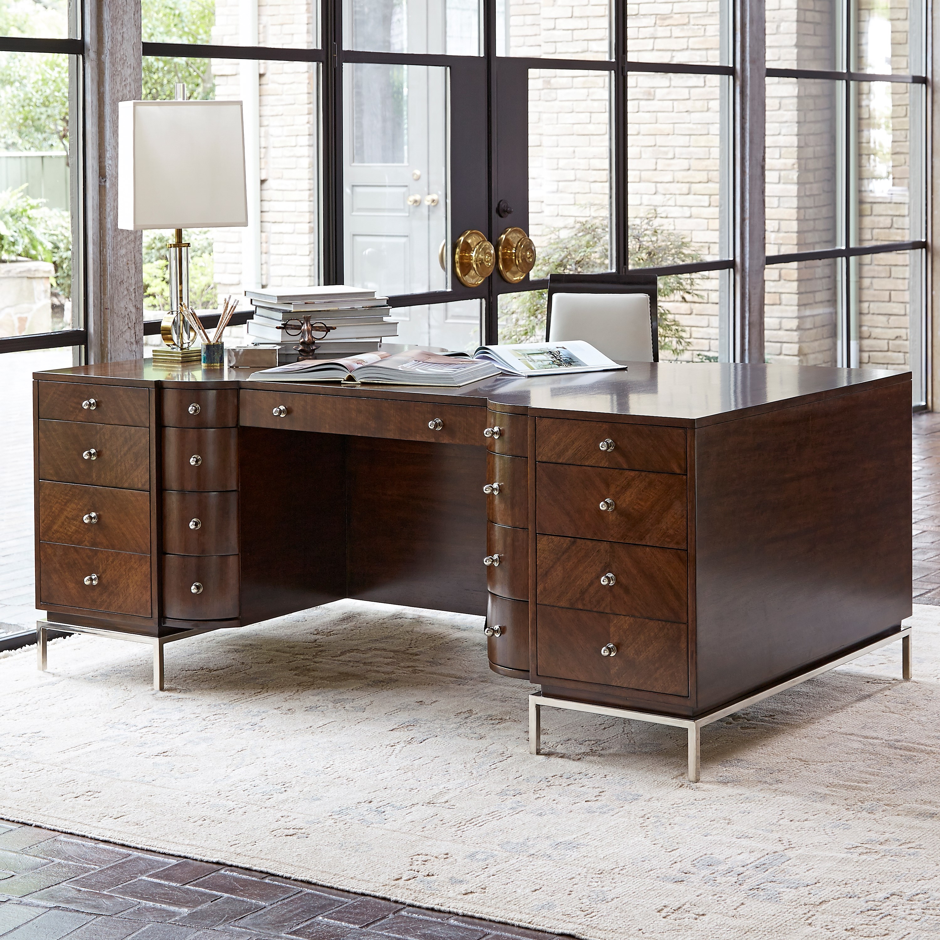 Ambella Home Moderne Partners Desk