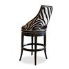 Zebrano Swivel Barstool