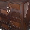 Diamond Two Drawer Chest - Dark