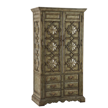 Medallion Tall Cabinet (Large) - Blue