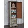 Medallion Single Door Cabinet - Ant Blue Medallion Single Door Cabinet - Ant Blue