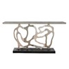 Sculpted Console - Silver