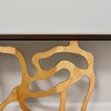 Sculpted Console - Gold Sculpted Console - Gold