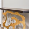 Sculpted Console - Gold Sculpted Console - Gold