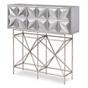 Snowflake Console Table - Silver Leaf