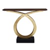 Loophole Console Table - Gold