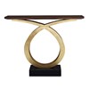 Loophole Console Table - Gold Loophole Console Table - Gold