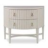 Lyra Demilune Chest - Linen Lyra Demilune Chest - Linen