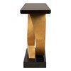 Halo Console Table - Gold