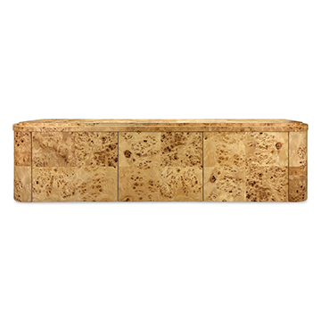 Naomi Wall Hanging Console - Burl