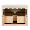 Cirque Wall Sink Chest - Burl
