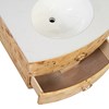 Cirque Wall Sink Chest - Burl