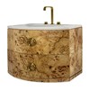 Cirque Wall Sink Chest - Burl