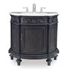 Demilune Sink Chest - Black