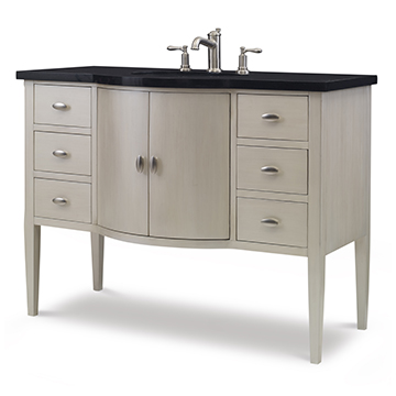 Sterling Bowfront Sink Chest - Champagne Sterling Bowfront Sink Chest - Champagne