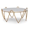 Rippled Regency Cocktail Table Rippled Regency Cocktail Table