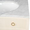 Reeded Sink Chest - Linen