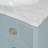 Reeded Sink Chest - Polar Blue