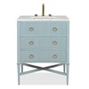 Reeded Sink Chest - Polar Blue