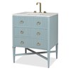 Reeded Sink Chest - Polar Blue