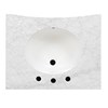 Reeded Sink Chest - Polar Blue