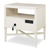 Reeded Nightstand - Linen Reeded Nightstand - Linen