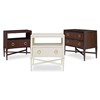 Reeded Nightstand - Linen Reeded Nightstand - Linen