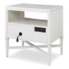 Reeded Nightstand - Linen Reeded Nightstand - Linen