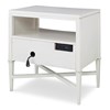 Reeded Nightstand - Linen