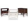 Reeded Nightstand - Linen Reeded Nightstand - Linen