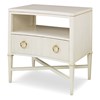 Reeded Nightstand - Linen Reeded Nightstand - Linen