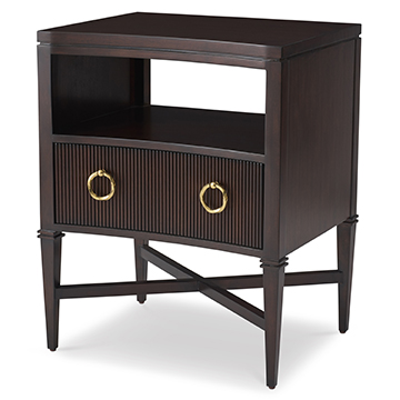 Reeded Petite Nighstand