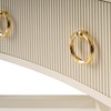 Reeded Petite Nighstand - Linen Reeded Petite Nighstand - Linen