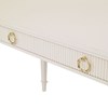 Reeded Writing Desk - Linen Reeded Writing Desk - Linen