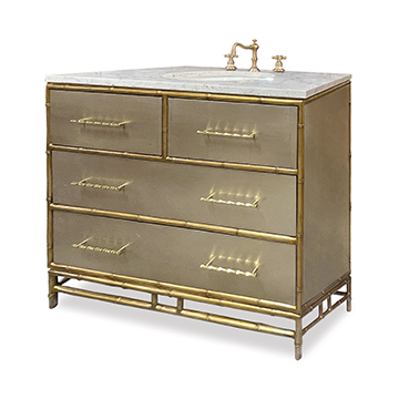 Chinoiserie Sink Chest - French Gold