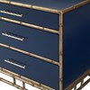 Chinoiserie Nightstand - Cadet Blue Chinoiserie Nightstand - Cadet Blue