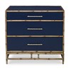 Chinoiserie Nightstand - Cadet Blue Chinoiserie Nightstand - Cadet Blue