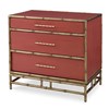 Chinoiserie Nightstand - Coral
