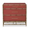 Chinoiserie Nightstand - Coral Chinoiserie Nightstand - Coral