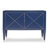 Beaumont Cabinet - Cadet Blue w/ Gold