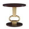 Vision Accent Table - Walnut / Gold Leaf Vision Accent Table - Walnut / Gold Leaf