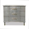 Valmont Nightstand - Satin Ant Silver