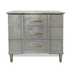 Valmont Nightstand - Satin Ant Silver