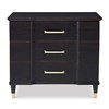 Valmont Nightstand - Rubbed Raven