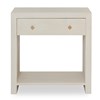 Bethany Shagreen Nightstand - Linen