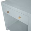 Bethany Shagreen Nightstand - Polar Blue Bethany Shagreen Nightstand - Polar Blue