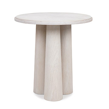 Bantry End Table - White Wash