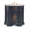 Floral Ebony Sink Chest 