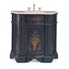 Floral Ebony Sink Chest Floral Ebony Sink Chest