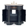 Floral Ebony Sink Chest 